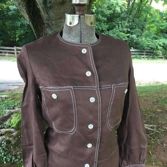 Vintage 60’s Shirtdress Jeannene Booher Jeunesse - Picture 2 of 7